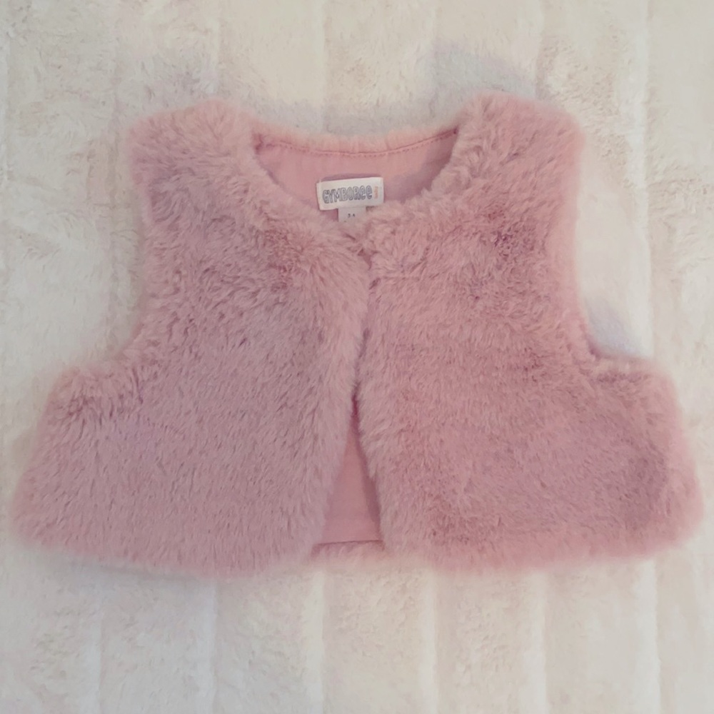 Baby Faux Fur Vest by Gymboree Size 3-6 Months